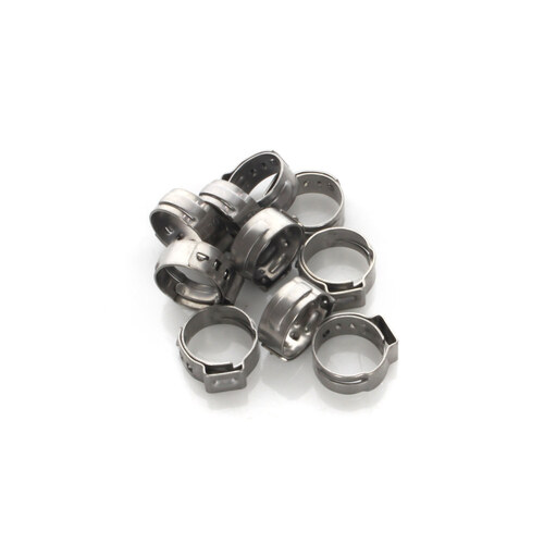 Tucker V-Twin BC-15-0046 Stepless Ear Clamps (Size range is 12.0 to 14.5mm)(10 Pack)