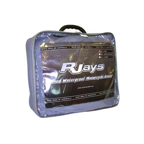 RJays Motorcycle Cover w/Rack [Size:LG]