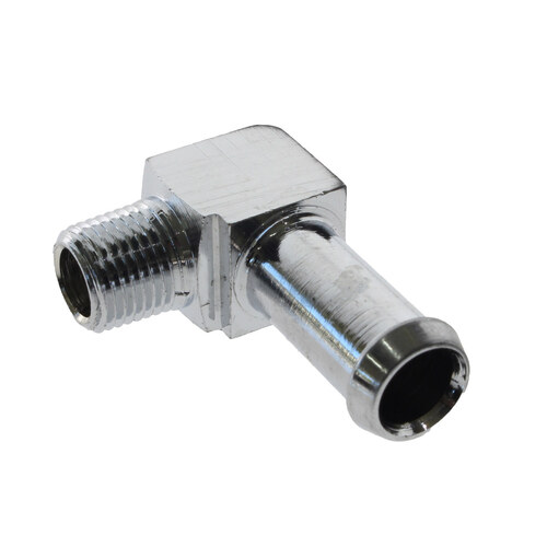 Bender Cycle Machine BCM-2030 90 Degree Elbow Oil Fitting w/1/8" NPT Male Thread & 3/8" Hose Fitting