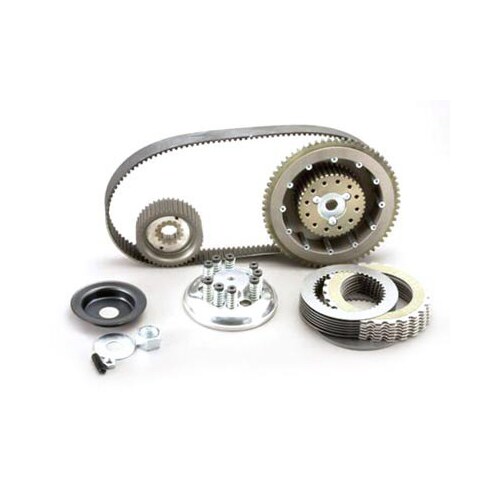 Belt Drive Limited BDL-EVB-3TRB Closed Belt Drive Kit 1-1/2" for Big Twin 70-83 4 Speed w/Belt Final Drive (Includes Competitor Clutch)