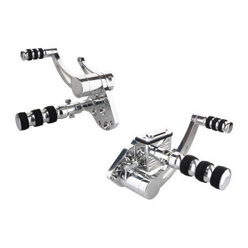 Belt Drive Limited BDL-GMA-FC-100-C Standard Length Forward Controls Chrome for Softail 84-99/Big Twins 36-86 4 Speed