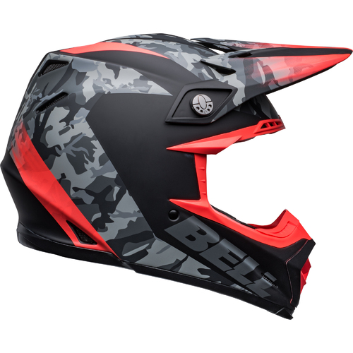 Bell 2023 Moto-9 MIPS Venom Matte Black Camo/Infrared Helmet [Size:MD]