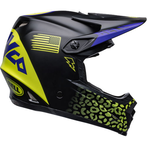 Bell Moto-9 MIPS Slayco Matte Black/Hi-Viz Yellow Youth Helmet [Size:SM/MD]