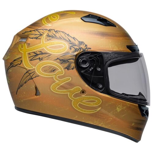 Bell Qualifier DLX MIPS Hart Luck Live Matte Gold Helmet [Size:MD]