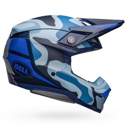 Bell Moto-10 Spherical Ferrandis Mechant Matte & Gloss Dark Blue/Light Blue Helmet [Size:MD]