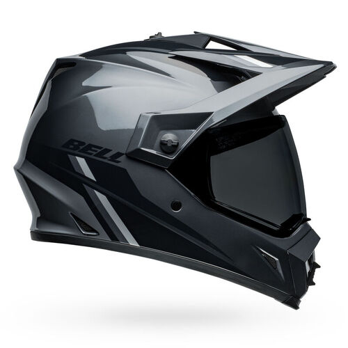 Bell MX-9 Adventure MIPS Alpine Gloss Charcoal/Silver Helmet [Size:MD]