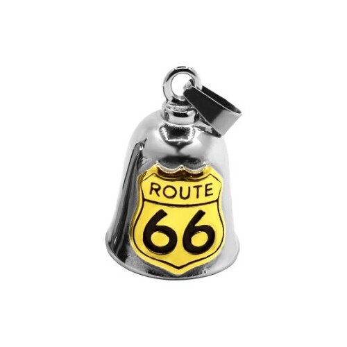 Twin Power Guardian Bell Silver w/Gold Route 66