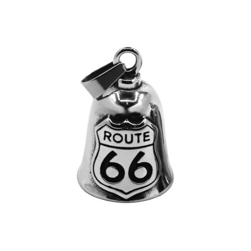 Twin Power Guardian Bell Silver w/Silver Route 66