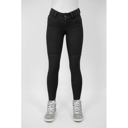 Bull-It Fury X Black Womens Short Jeggings [Size:6]