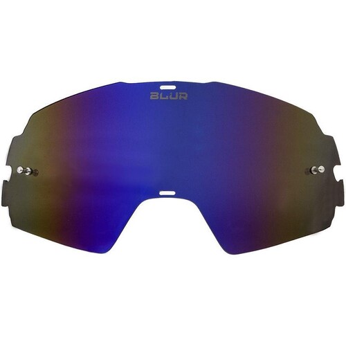 Blur Radium Blue Lens w/Tear-Off Pins for B-20 Goggles