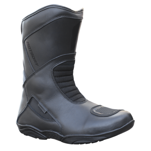 MotoDry Tour V2 Black Boots [Size:7]