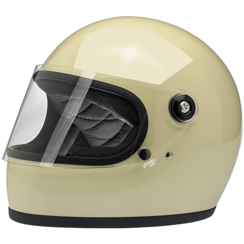 Biltwell Gringo S Vintage White Helmet [Size:XL]