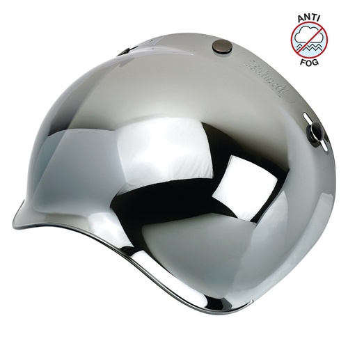 Biltwell Inc. Gringo Anti-Fog Bubble Visor Chrome Mirror