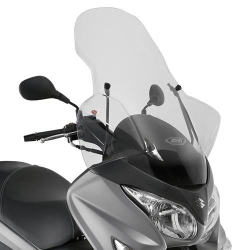 Givi 3106DT Clear Windshield 84.5 x 65.5cm for Suzuki Burgman 125-200 06-13/Burgman 125-200 ABS 14-21