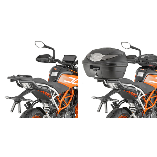 Givi 7707FZ Top Case Rear Rack for KTM Duke 125-390 17-23