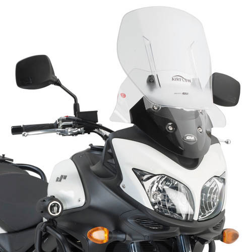 Givi AF3101 Airflow Sliding Clear Windshield (Maximum 65 x 43cm & 12cm travel) for Suzuki DL 650 V-Strom 11-16