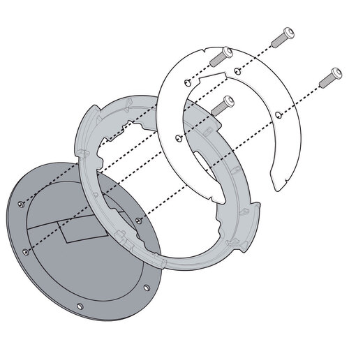 Givi BF78 Tank Flange Ring for KTM Duke 790 18-20/890 Duke R 21-23