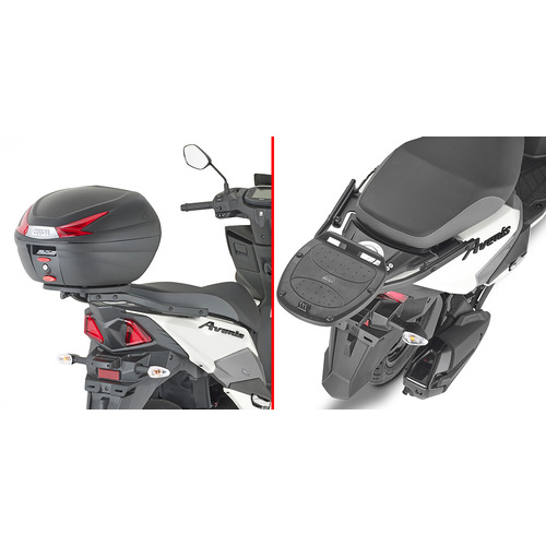 Givi SR3124 Top Case Rear Rack for Suzuki Avenis 125 2023 w/Monolock Top Cases