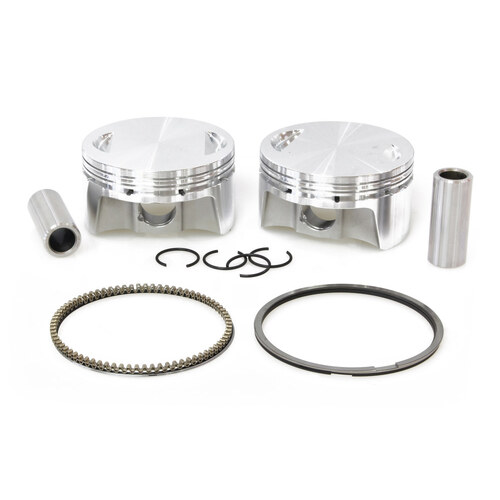 CP Carrillo CAR-BHM5070 Standard Pistons w/9.25:1 Compression Ratio for Big Twin 99-06 w/88ci to 95ci Big Bore Twin Cam Engine