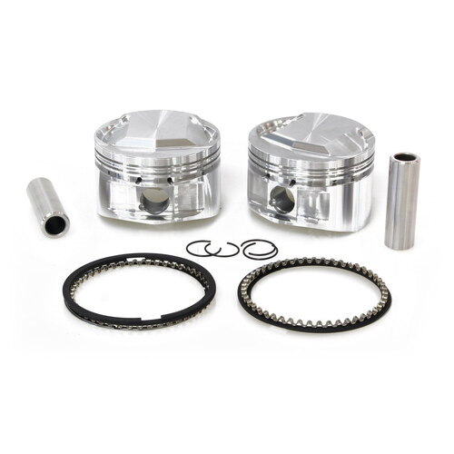 CP Carrillo CAR-M5000 Standard Pistons w/9.75:1 Compression Ratio for Big Twin 84-99 w/Evo Engine