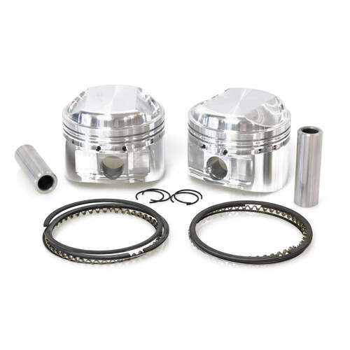 CP Carrillo CAR-M5039 Standard Pistons w/8.5:1 Compression Ratio for Big Twin 41-79 w/74ci Shovel Engine