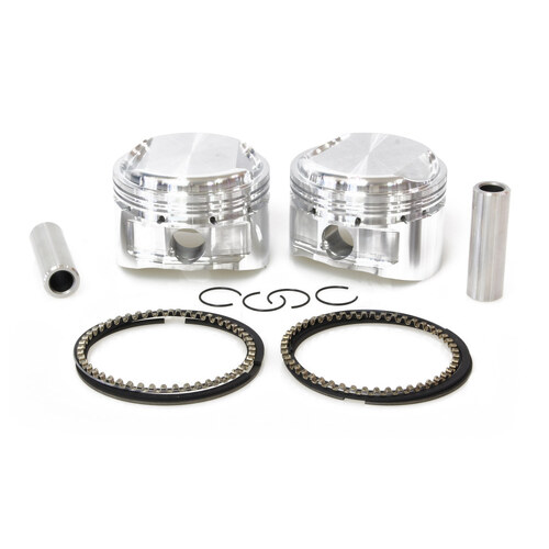 CP Carrillo CAR-M5046 +.030" Pistons w/8.5:1 Compression Ratio for Big Twin 78-84 w/80ci Shovel Engine