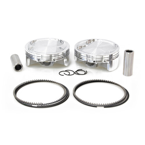 CP Carrillo CAR-M5079-14 Standard Pistons w/14.0:1 Compression Ratio for V-Rod 08-17 Big Bore Stroker