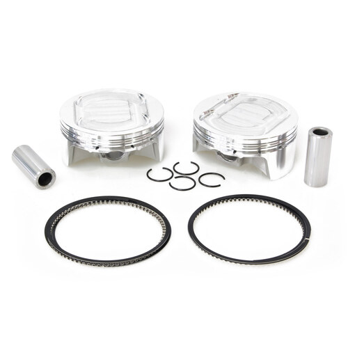 CP Carrillo CAR-M5110 Standard Pistons w/11.0:1 Compression Ratio for Milwaukee-Eight Touring 17-Up/Softail 18-Up w/Big Bore 114ci to 128ci Engine