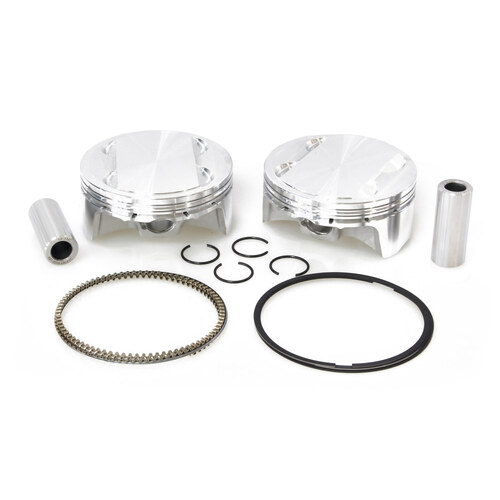 CP Carrillo CAR-M5112 Standard Pistons w/12:1 Compression Ratio for Milwaukee-Eight Touring 17-Up/Softail 18-Up w/Big Bore 114ci to 128ci Engine