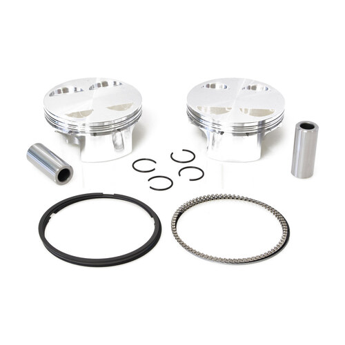 CP Carrillo CAR-M5121 Standard Pistons w/11.5:1 Compression Ratio for Milwaukee-Eight Touring 17-Up/Softail 18-Up w/Screamin Eagle 131ci Engine