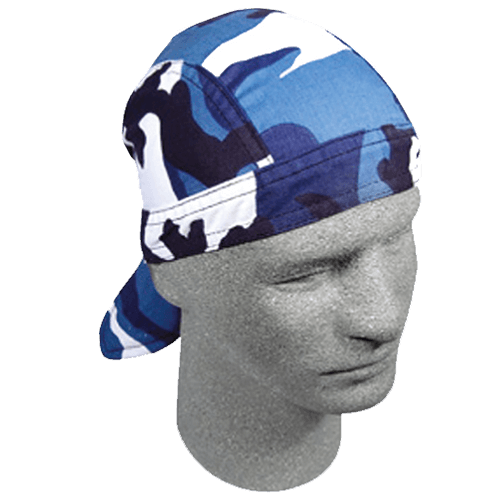 ZanHeadgear Pacific Camo Blue Flydanna