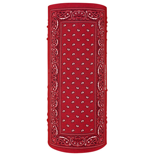 ZanHeadgear Motley Red Paisley Tube