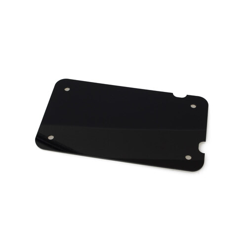 Custom Dynamics CD-LPFBCKB Flat Number Plate Backing Plate Black