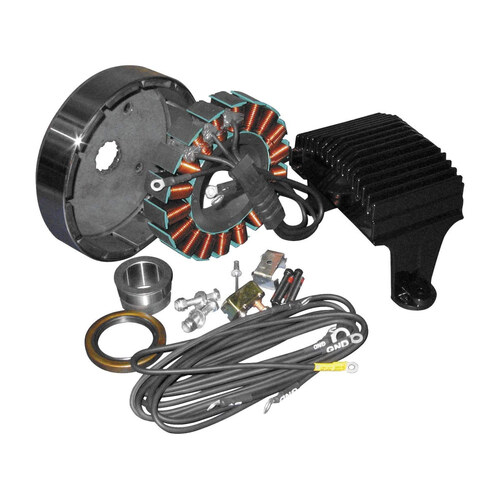 Cycle Electric CE-84T-99 50 Amp 3 Phase Alternator Kit for Touring 99-03