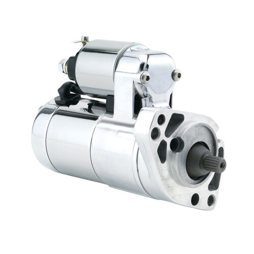 Compu-Fire CF-53700 2.0kw Gen3 Starter Motor Chrome for Big Twin 89-06