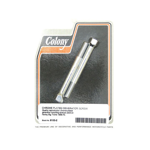 Colony Machine CM-8153-2 Generator Bolts for Big Twin 58-70