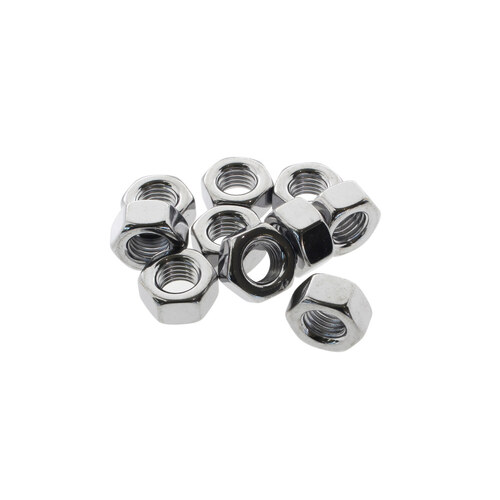 Colony Machine CM-HN-401 5/16-24 UNF Hex Nuts Chrome (10 Pack)