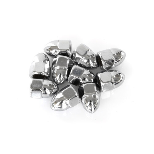 Colony Machine CM-PAN-153 5/16-24 UNF Acorn OEM Style Nuts Chrome (10 Pack)