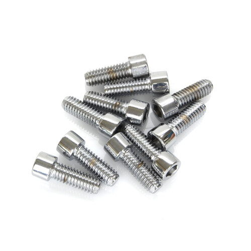 Colony Machine CM-PSHC-273 5/16-18 x 7/8" UNC Polished Socket Head Allen Bolts Chrome (10 Pack)