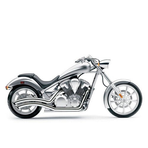 Cobra USA COB-1233 Speedster Swept Exhaust Chrome for Honda Fury/State-Line/Sabre 10-Up