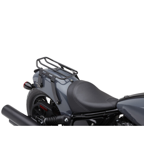 Cobra USA COB-502-2512B Quick Detachable Solo Seat Luggage Rack Black for Indian Cruiser 22-Up