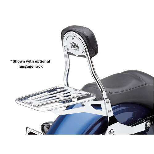 Cobra USA COB-602-2004 Short Quick Detachable Sissy Bar Kit Chrome for Dyna 06-17