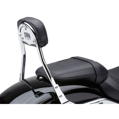 Cobra USA COB-602-2007 Short Quick Detachable Sissy Bar Kit Chrome for Fat Boy/Breakout 18-Up