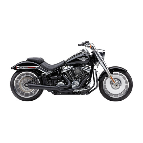 Cobra USA COB-6475B El Diablo 2-1 Exhaust Black w/Black End Cap for Breakout/Fat Boy 18-Up/FXDR 19-Up