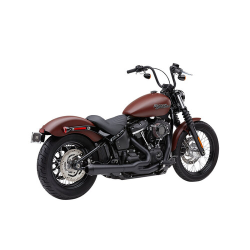 Cobra USA COB-6479B El Diablo 2-1 Exhaust Black w/Black End Cap for Heritage Classic/Sport Glide 18-Up