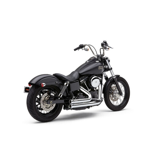 Cobra USA COB-6709 Speedster 909 Exhaust Chrome for Dyna 06-17