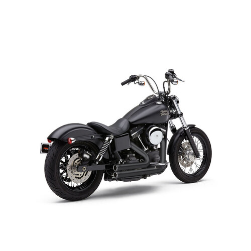 Cobra USA COB-6709B Speedster 909 Exhaust Black for Dyna 06-17