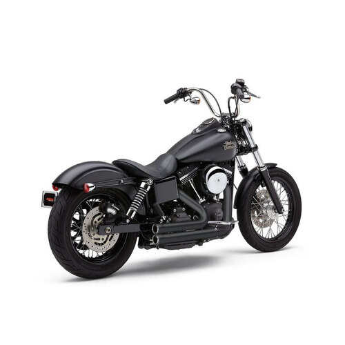 Cobra USA COB-6713B Speedster 909 Exhaust Black for Heritage Classic/Sport Glide 18-Up