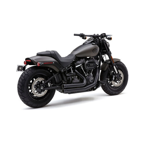 Cobra USA COB-6714B Speedster 909 Exhaust Black for Fat Bob 18-Up