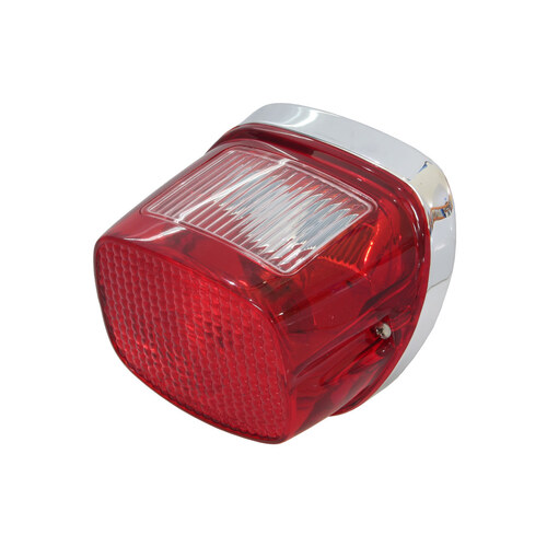 Chris Products CP-8048 Taillight w/Red Lens for most Big Twin/Sportster 1973-98